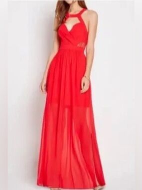 Chiffon BCBG Red Dress / gown